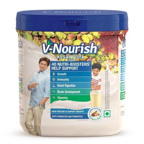 V-NOURISH KESAR PISTA MILK MIX 200GM